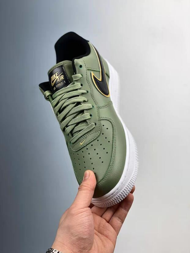 Airforce 1 Low ’07 LV8 Double Swoosh – Olive Gold Black