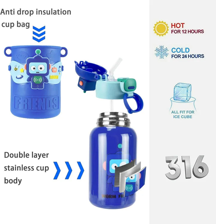 Character Kids Vacuum Flask 450ml