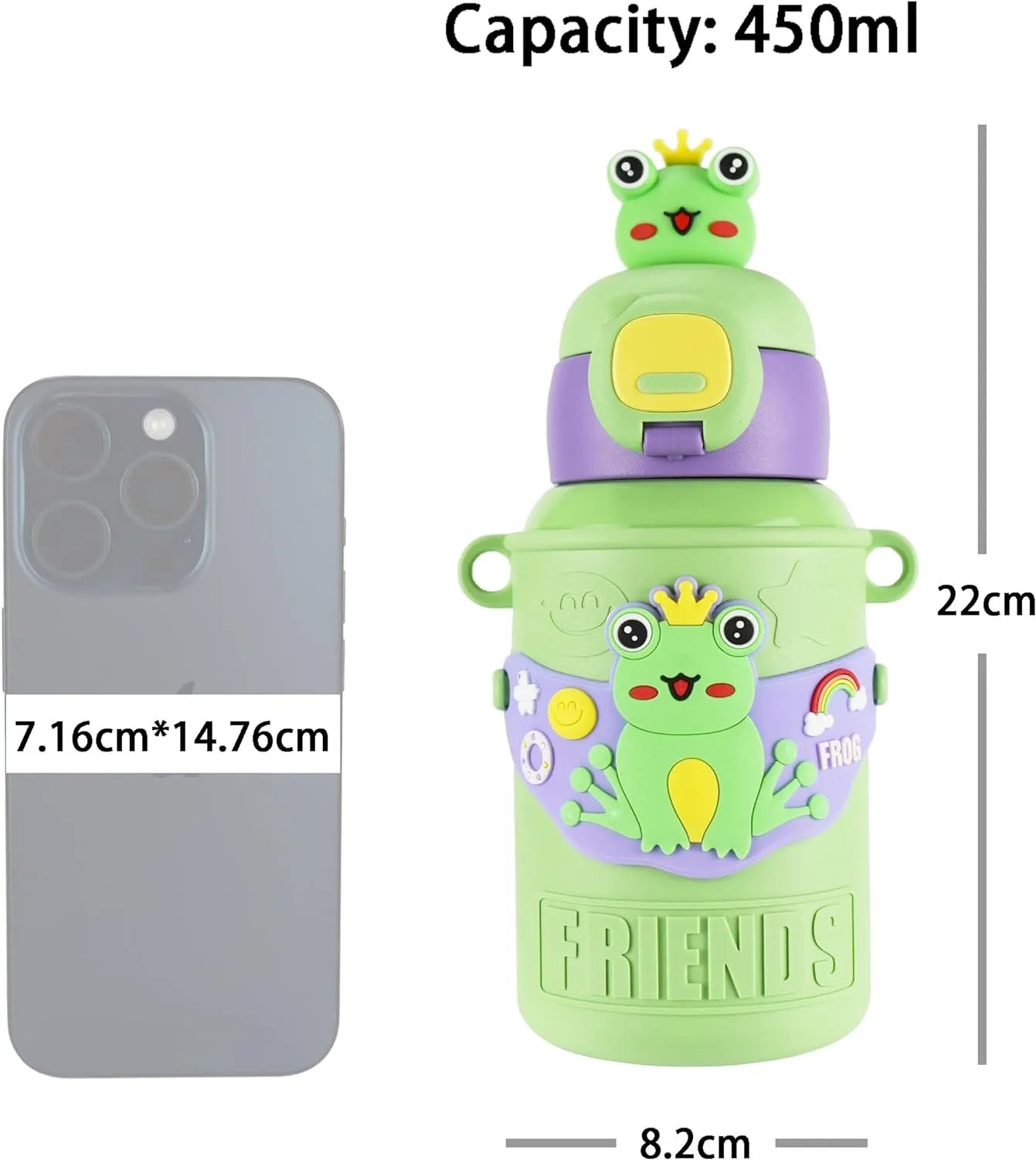 Character Kids Vacuum Flask 450ml