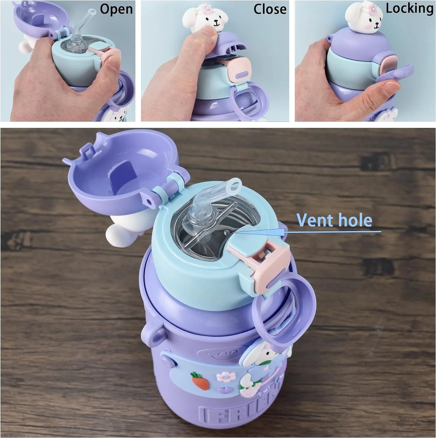 Character Kids Vacuum Flask 450ml