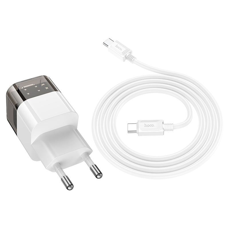 C125A Transparent Charger PD20W EU cable set